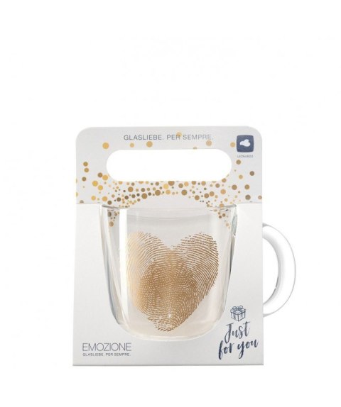 Szklanka 0,4l odcisk palca... EMOZIONE Szklanka 0,4l odcisk palca... EMOZIONE