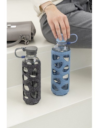 Bidon szklany IN GIRO 0,75l VIOLAN GREY - Leonardo Bidon szklany IN GIRO 0,75l VIOLAN GREY - Leonardo