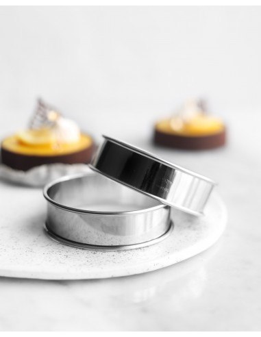 Zestaw 4 pierścieni okrągłych ze stali nierdzewnej 8cm - Patisse Zestaw 4 pierścieni okrągłych ze stali nierdzewnej 8cm - Patisse