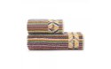 Ręcznik 50x90 Peru wielokolorowy 01 paski frotte 500 g/m2 9152 Zwoltex