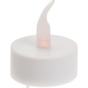 ZESTAW 4 ŚWIECZEK TEA LIGHT LED TIMER BIAŁY