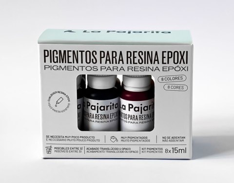 Barwniki do żywicy epoksydowej 8x15 ml Barwniki do żywicy epoksydowej 8x15 ml