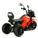 Motor na akumulator dla dzieci Trike światła muzyka MOTO-SX-4-CZERWONY