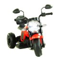 Motor na akumulator dla dzieci Trike światła muzyka MOTO-SX-4-CZERWONY