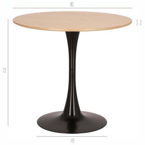 Stół Simplet Skinny dąb/ czarny 80 cm Stół Simplet Skinny dąb/ czarny 80 cm