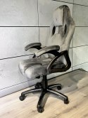 .Fotel obrotowy do biurka CARRERA M ALCANTARA GREY NEW