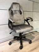 .Fotel obrotowy do biurka CARRERA M ALCANTARA GREY NEW