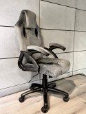 .Fotel obrotowy do biurka CARRERA M ALCANTARA GREY NEW