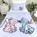 Pościel bawełniana 100x135 Lilo i Stitch wrzosowa poszewka 70x90 JF 24