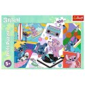 Puzzle Lilo & Stitch 100 el. Wspomnienia Lilo & Stitch Trefl 16473