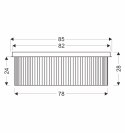 MARANGA lampa sufitowa plafon chromowy 10x10W E14 kryształy bezbarwne