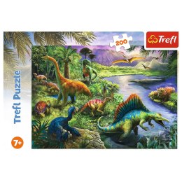 Puzzle Dinozaur 200 el. Drapieżne dinozaury Trefl 13281