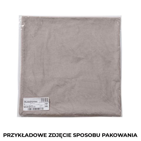 SUPER TATA Poszewka dekoracyjna VELVET, 40x40cm, kolor 001 P00085/POP/001/040040/1 SUPER TATA Poszewka dekoracyjna VELVET, 40x40cm, kolor 001 P00085/POP/001/040040/1