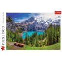 Puzzle krajobraz Jezioro Oeschinen Alpy Szwajcaria 1500 el Trefl 26166