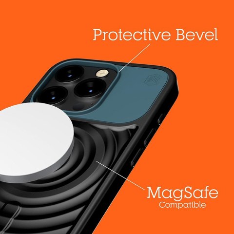 STM Reawaken Ripple MagSafe - Etui antystresowe iPhone 15 Pro Max (Black / Atlantic) STM Reawaken Ripple MagSafe - Etui antystresowe iPhone 15 Pro Max (Black / Atlantic)