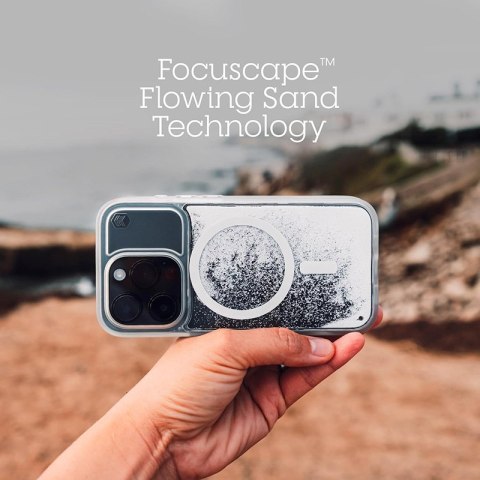 STM Relax Sand MagSafe - Etui antystresowe iPhone 15 Pro Max (Clear / White) STM Relax Sand MagSafe - Etui antystresowe iPhone 15 Pro Max (Clear / White)