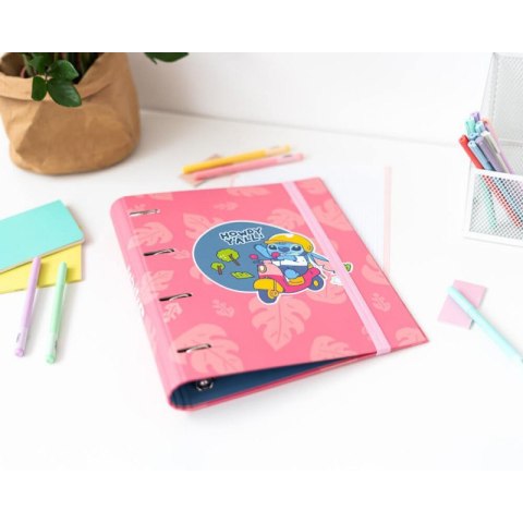Disney Stitch - Segregator A4 (4 ringi, gumka) Disney Stitch - Segregator A4 (4 ringi, gumka)