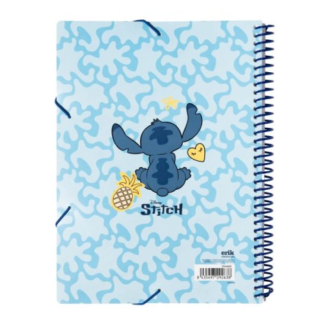 Disney Stitch - Skoroszyt A4 z gumką + 30 przezroczystych koszulek Disney Stitch - Skoroszyt A4 z gumką + 30 przezroczystych koszulek