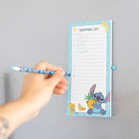 Disney Stitch Tropical - Magnetyczny notatnik / lista zakupów na lodówkę + ołówek (10 x 21 cm) Disney Stitch Tropical - Magnetyczny notatnik / lista zakupów na lodówkę + ołówek (10 x 21 cm)