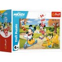 Puzzle 54 mini Mickey i przyjaciele 54 elementy Trefl 19713