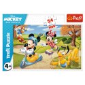 Puzzle 54 mini Mickey i przyjaciele 54 elementy Trefl 19713