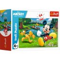 Puzzle 54 mini Mickey i przyjaciele 54 elementy Trefl 19715