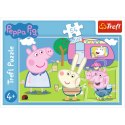 Puzzle 54 mini Świnka Peppa i Kamper 54 elementy 4+ Trefl 19628