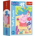 Puzzle 54 mini Świnka Peppa na plaży 54 elementy 4+ Trefl 19626