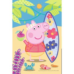 Puzzle 54 mini Świnka Peppa na plaży 54 elementy 4+ Trefl 19626