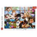 Puzzle Kocia Rodzina Koty 500 elementów Trefl 37425