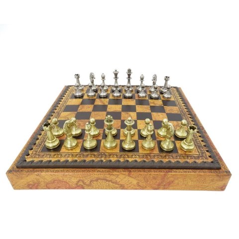 Ekskluzywne metalowe szachy Italfama 28x28 cm - N035 Ekskluzywne metalowe szachy Italfama 28x28 cm - N035