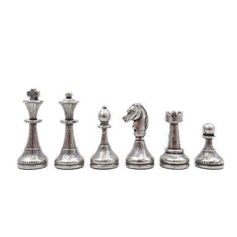Ekskluzywne metalowe szachy Italfama 28x28 cm - N035 Ekskluzywne metalowe szachy Italfama 28x28 cm - N035