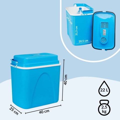 Lodówka elektryczna 22L samochodowa 12V KAMAI CB Lodówka elektryczna 22L samochodowa 12V KAMAI CB