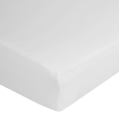 Prześcieradło jersey z gumką 220x200 białe na wysoki materac 30 cm 125 g/m2 Prześcieradło jersey z gumką 220x200 białe na wysoki materac 30 cm 125 g/m2
