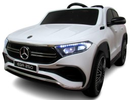 MERCEDES EQA BIAŁY Auto na akumulator PILOT SKÓRA EVA BUJAK