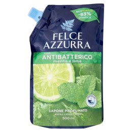 Felce Azzurra Antibacterial Mint and Lime Mydło w Płynie Uzupełniacz 500 ml