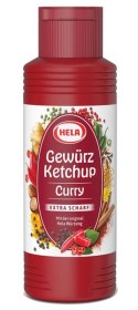 Hela Gewürz Ketchup Curry Extra Scharf 300 ml