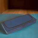 BLUE niebieski organizer do szafy n a suwak 120x50x15cm