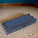 BLUE niebieski organizer do szafy n a suwak 120x50x15cm