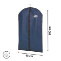 BLUE niebieski organizer na płaszcz 65x100cm