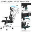 Fotel biurowy ergonomiczny Rosa granatowy ANGEL