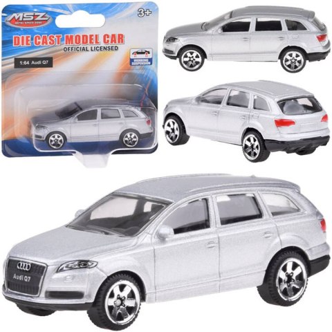 Metalowe autko licencjonowane Audi Q7 1:64 resorówka resorak ZA5058