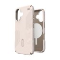 Speck Presidio2 Grip ClickLock & MagSafe - Etui iPhone 16 (Bleached Bone / Heirloom Gold / Hazel Brown)