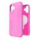 Speck Presidio2 Grip ClickLock & MagSafe - Etui iPhone 16 Plus (True Pink / Shocking Pink / White)