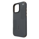 Speck Presidio2 Grip ClickLock & MagSafe - Etui iPhone 16 Pro Max (Charcoal Grey / Cool Bronze / White)