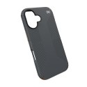 Speck Presidio2 Grip - Etui iPhone 16 (Charcoal Grey / Cool Bronze / White)