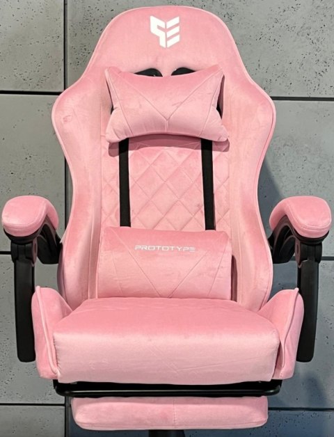 Fotel obrotowy gamingowy HERO POKER PRO PINK SWEET ALCANTARA Fotel obrotowy gamingowy HERO POKER PRO PINK SWEET ALCANTARA