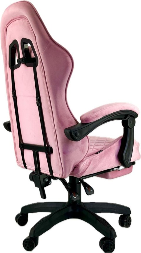 Fotel obrotowy gamingowy HERO POKER PRO PINK SWEET ALCANTARA Fotel obrotowy gamingowy HERO POKER PRO PINK SWEET ALCANTARA