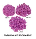 Żwirek do akwarium Happet fluor. czerw. 0.7cm 0.5kg