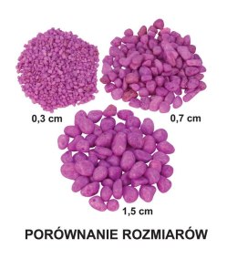 Żwirek do akwarium Happet fluor mix 0.7cm 0.5kg